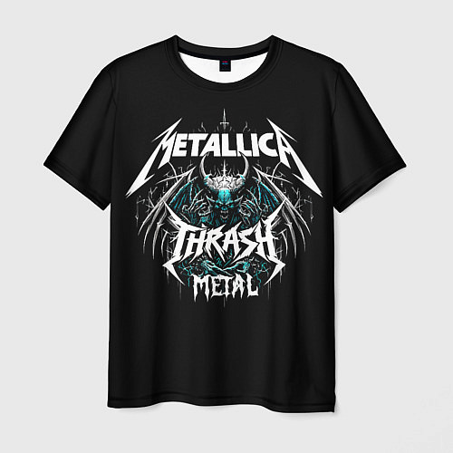 Мужская футболка Metallica group - thrash metal style / 3D-принт – фото 1