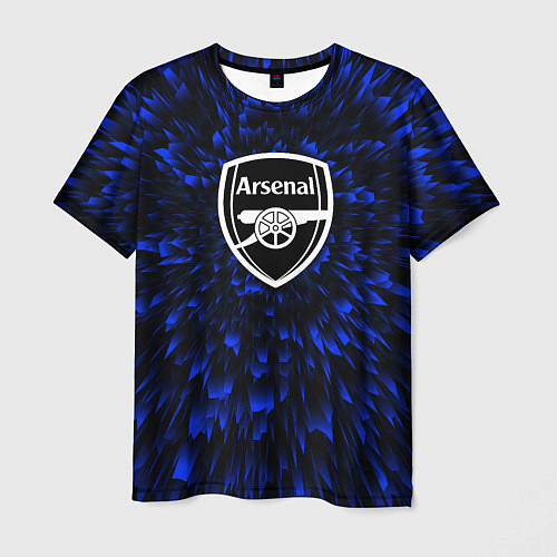Мужская футболка Arsenal blue energy / 3D-принт – фото 1
