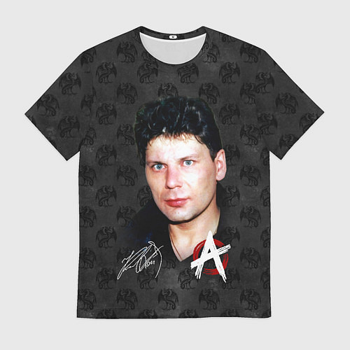 Мужская футболка Юрий Хой из Сектор газа / 3D-принт – фото 1