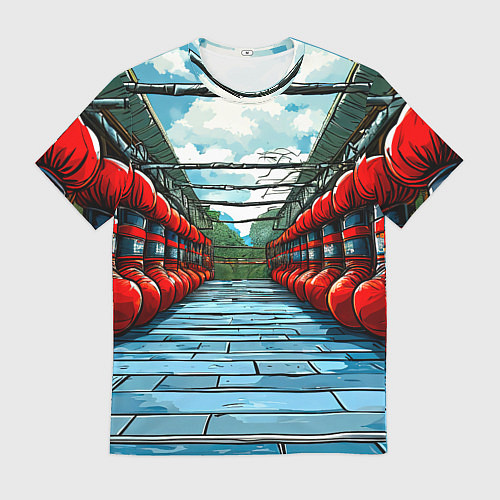 Мужская футболка Зал Муай Тай / 3D-принт – фото 1