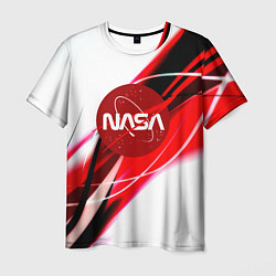 Мужская футболка Nasa абстрактные полосы