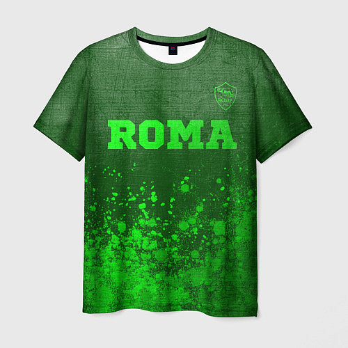 Мужская футболка Roma - green gradient посередине / 3D-принт – фото 1
