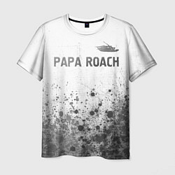 Футболка мужская Papa Roach - white gradient посередине, цвет: 3D-принт