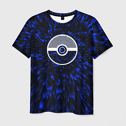 Футболка мужская Pokemon blue energy, цвет: 3D-принт