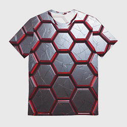 Мужская футболка Металлический бронежилет