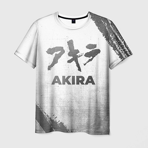 Мужская футболка Akira - white gradient / 3D-принт – фото 1