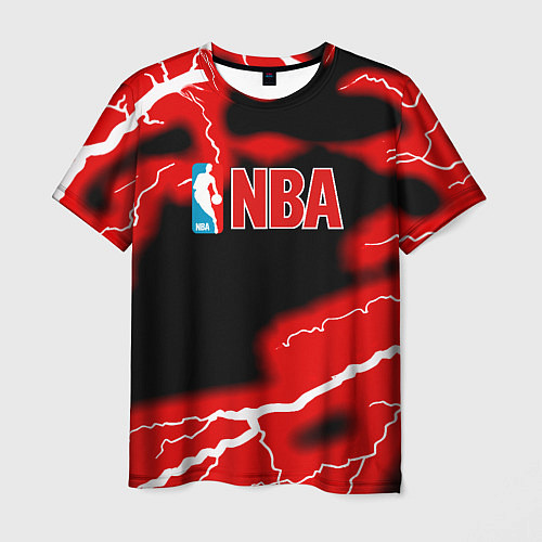 Мужская футболка NBA шторм / 3D-принт – фото 1