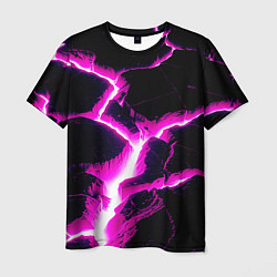 Футболка мужская Color pink black, цвет: 3D-принт