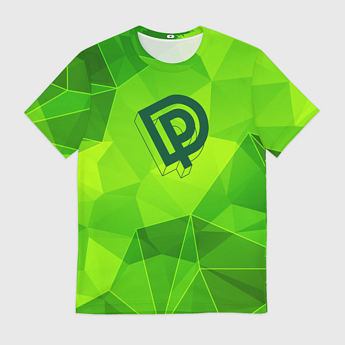 Мужская футболка Deep Purple green poly / 3D-принт – фото 1