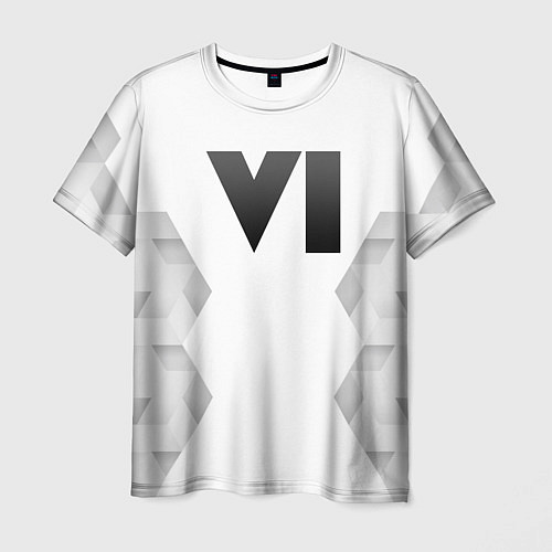 Мужская футболка GTA 6 white poly / 3D-принт – фото 1
