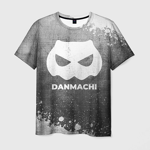 Мужская футболка DanMachi - grey gradient / 3D-принт – фото 1
