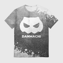 Мужская футболка DanMachi - grey gradient
