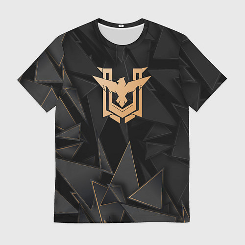 Мужская футболка Free Fire golden poly / 3D-принт – фото 1
