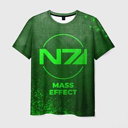 Футболка мужская Mass Effect - green gradient, цвет: 3D-принт