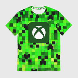 Футболка мужская Minecraft xbox, цвет: 3D-принт