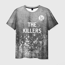 Футболка мужская The Killers - grey gradient посередине, цвет: 3D-принт