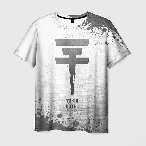 Мужская футболка Tokio Hotel - white gradient / 3D-принт – фото 1