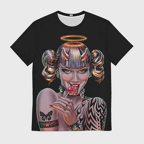 Мужская футболка Crazy town - butterfly / 3D-принт – фото 1