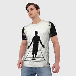 Футболка мужская Прыжок в длину, цвет: 3D-принт — фото 2