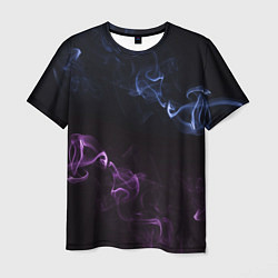 Мужская футболка Color black blue pink