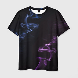 Мужская футболка Color black blue pink