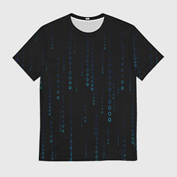 Мужская футболка Color black blue