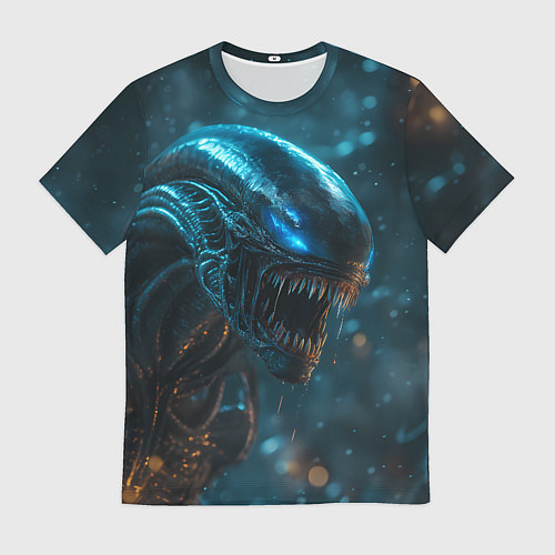 Мужская футболка Alien space / 3D-принт – фото 1