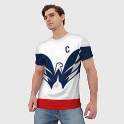 Футболка мужская Александр Овечкин альтернативная форма, цвет: 3D-принт — фото 2