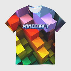 Футболка мужская Minecraft - pattern, цвет: 3D-принт