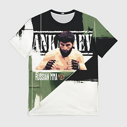 Футболка мужская Магомед Анкалаев боец ММА, цвет: 3D-принт