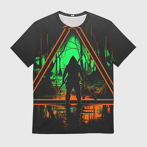 Мужская футболка Выживание в лесу / 3D-принт – фото 1