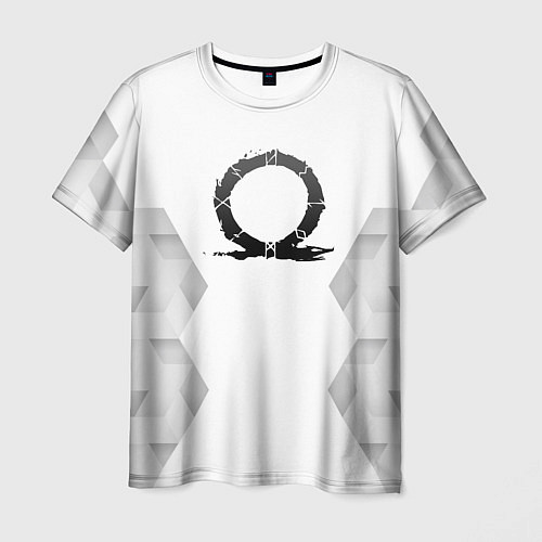 Мужская футболка God of War white poly / 3D-принт – фото 1