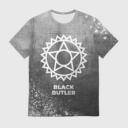 Мужская футболка Black Butler - grey gradient