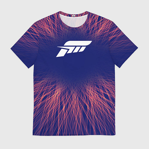 Мужская футболка Forza Horizon red energy / 3D-принт – фото 1