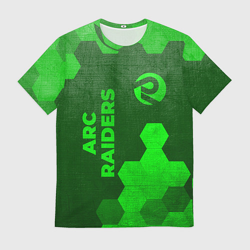 Мужская футболка ARC Raiders - green gradient вертикально / 3D-принт – фото 1