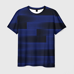 Футболка мужская Color blue square, цвет: 3D-принт