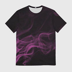 Футболка мужская Color smoke pink, цвет: 3D-принт