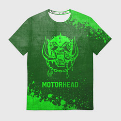Футболка мужская Motorhead - green gradient, цвет: 3D-принт