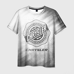 Футболка мужская Chrysler - white gradient, цвет: 3D-принт
