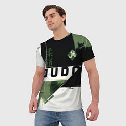 Футболка мужская Время дзюдо, цвет: 3D-принт — фото 2