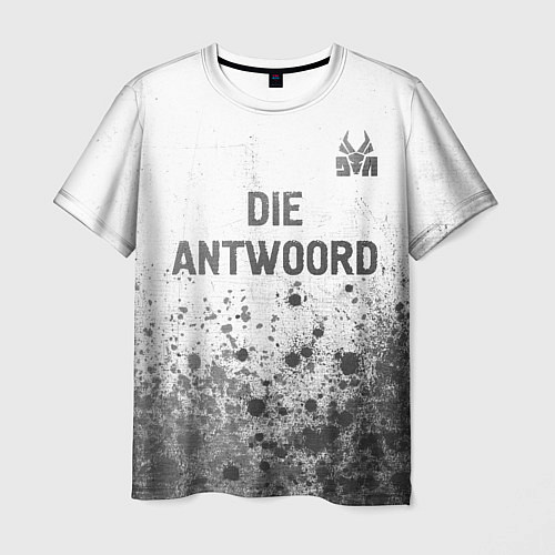 Мужская футболка Die Antwoord - white gradient посередине / 3D-принт – фото 1