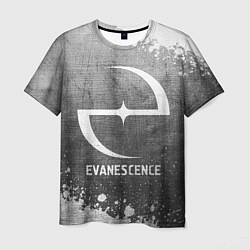 Футболка мужская Evanescence - grey gradient, цвет: 3D-принт
