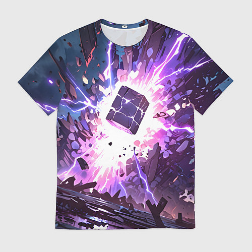 Мужская футболка Магический куб / 3D-принт – фото 1