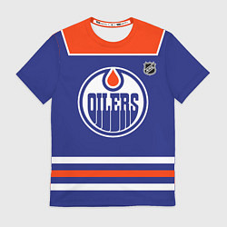 Футболка мужская Edmonton Oilers - NHL team, цвет: 3D-принт