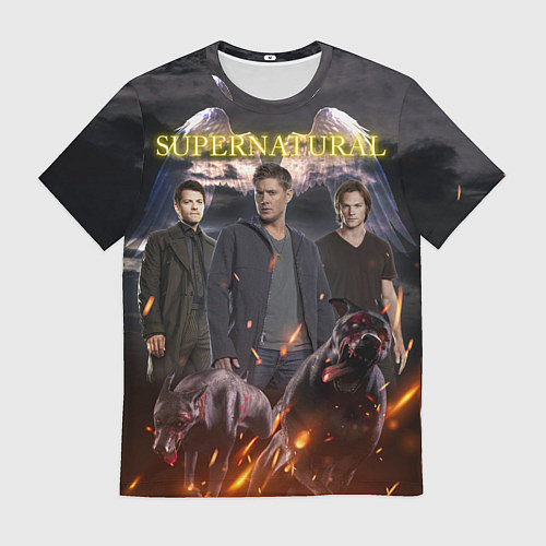 Мужская футболка Supernatural - true hunters / 3D-принт – фото 1