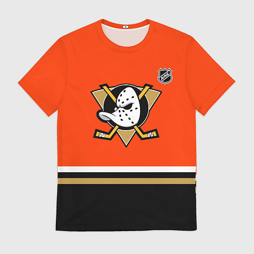 Мужская футболка Анахайм Дакс хоккей / 3D-принт – фото 1