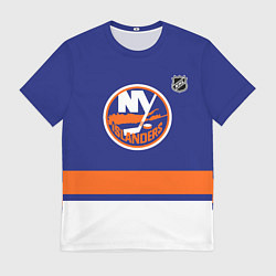 Футболка мужская Нью Йорк Айлендерс хоккей, цвет: 3D-принт