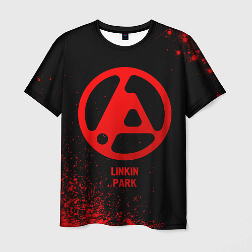 Мужская футболка Linkin Park 2024 - red gradient / 3D-принт – фото 1