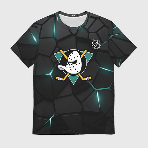 Мужская футболка Анахайм Дакс - плиты с подсветкой / 3D-принт – фото 1