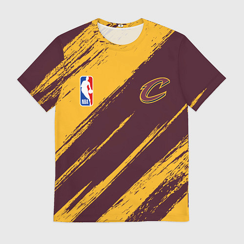 Мужская футболка Кливленд Кавальерс - команда НБА / 3D-принт – фото 1